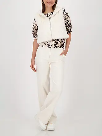 MONARI | Gilet in Felloptik | 
